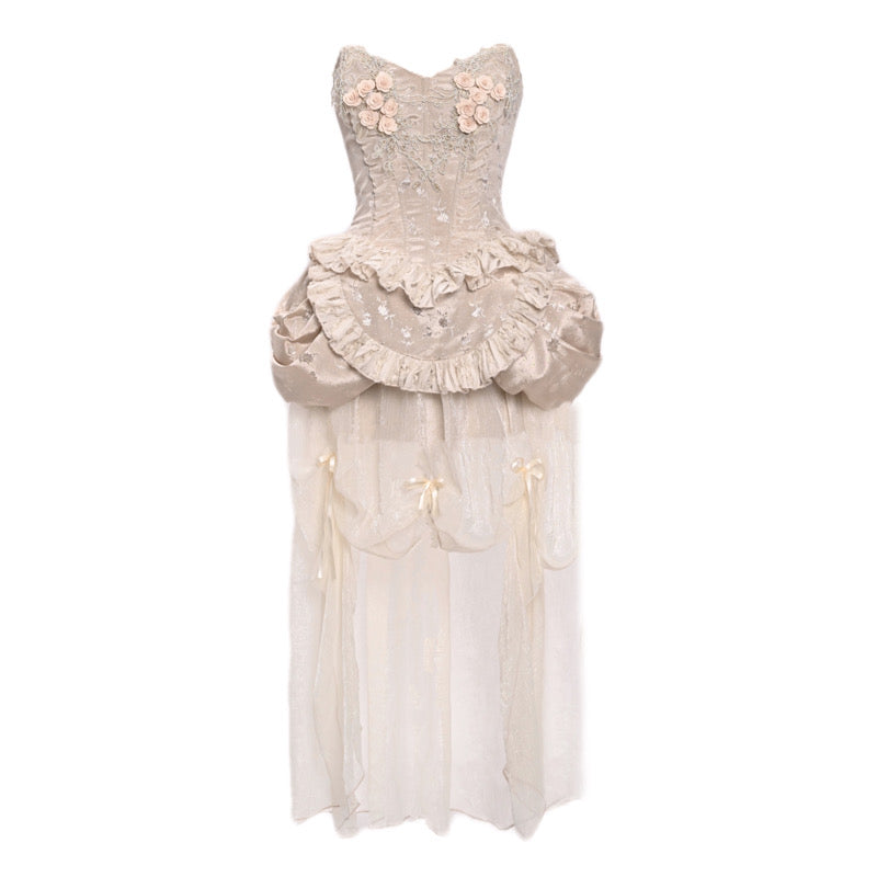 Classical Parisian Rococo Fishbone Corset & Skirt
