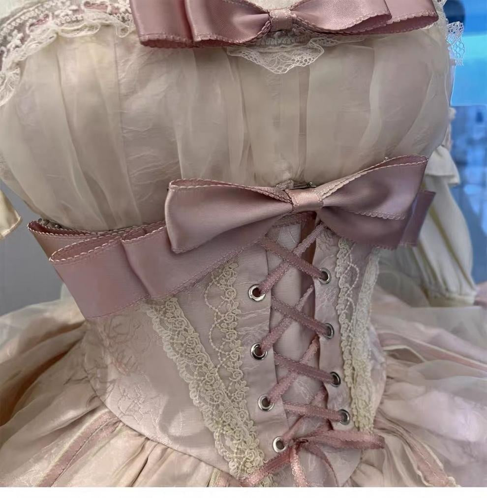 Princess Pink Collection: Sweet Spicy Pure Desire Gentle Ballet Style Lolita Dress