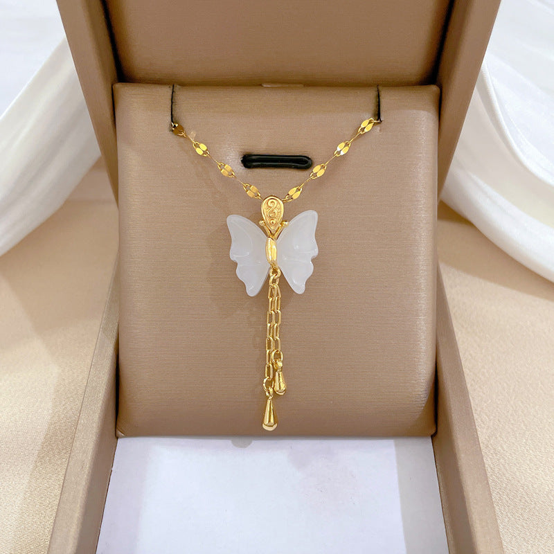 Butterfly Heavy Industry Women's Exquisite Necklace