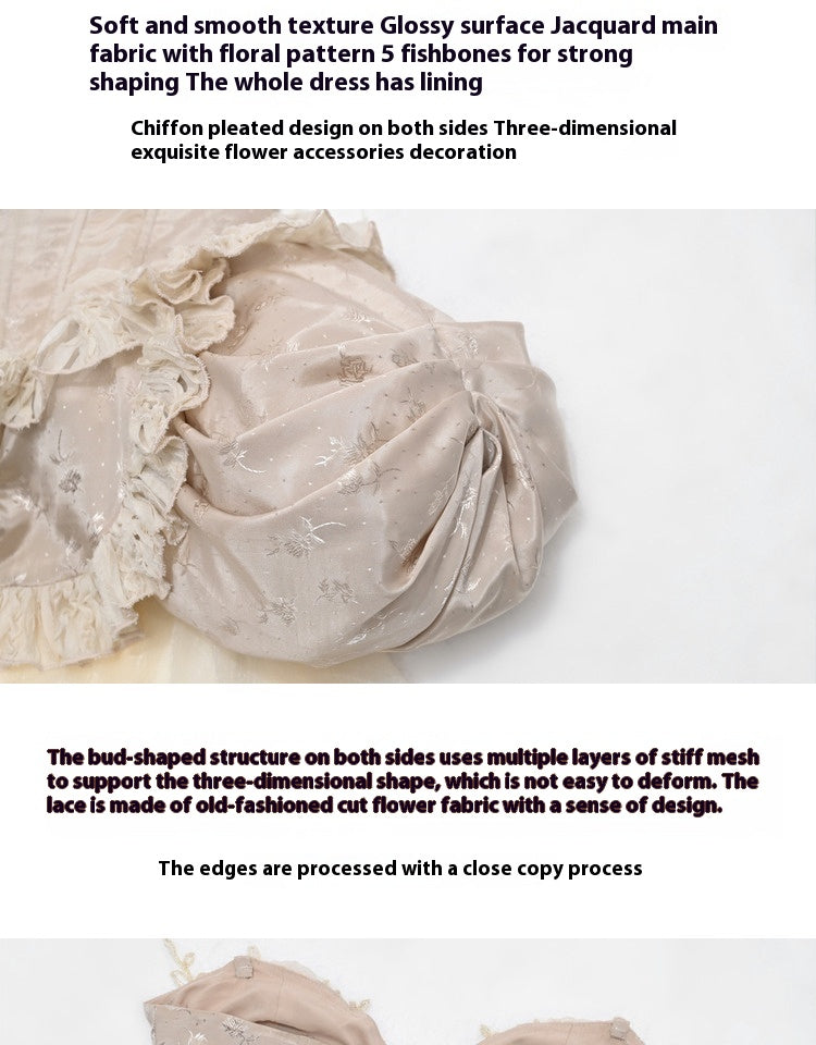 Classical Parisian Rococo Fishbone Corset & Skirt