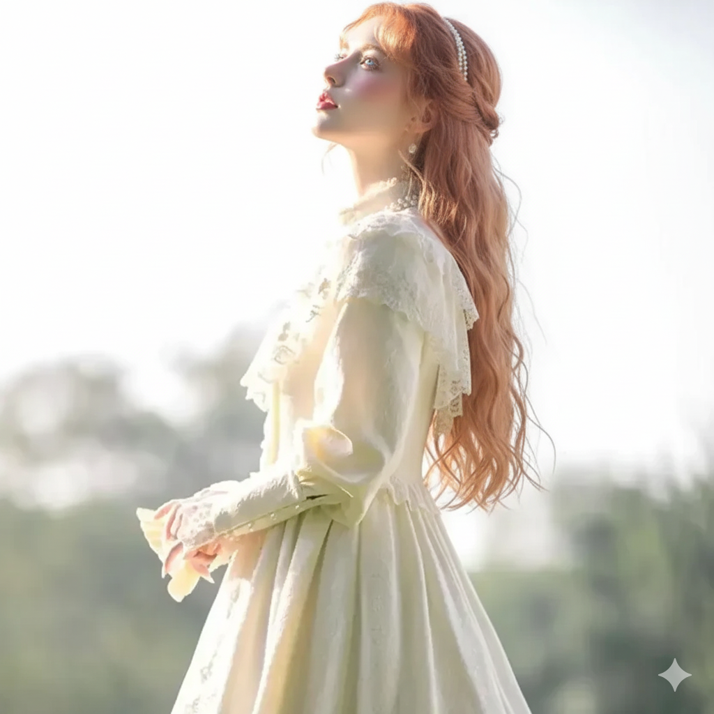 Coalfell French Hepburn Style White Lace Dress Female Parisian New Birthday Dress Elegant Long Dress Women's Clothing