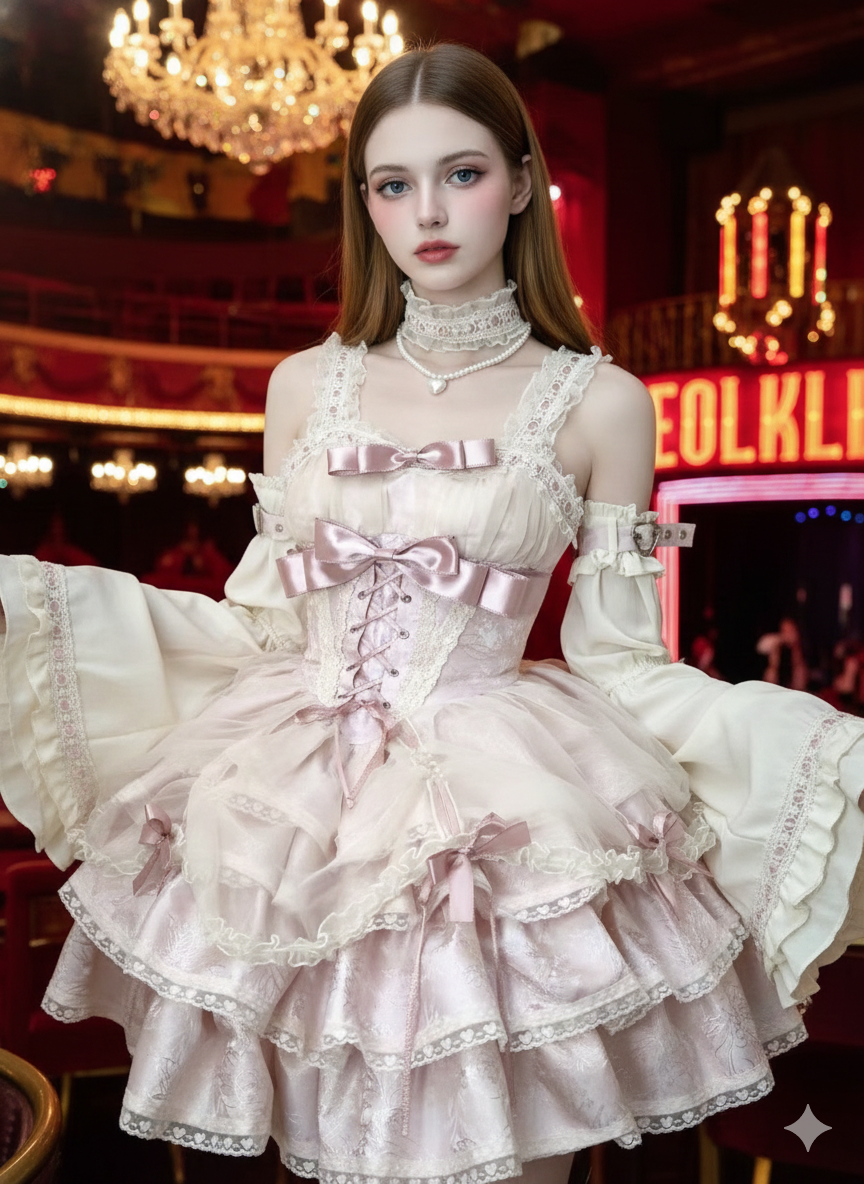 Princess Pink Collection: Sweet Spicy Pure Desire Gentle Ballet Style Lolita Dress