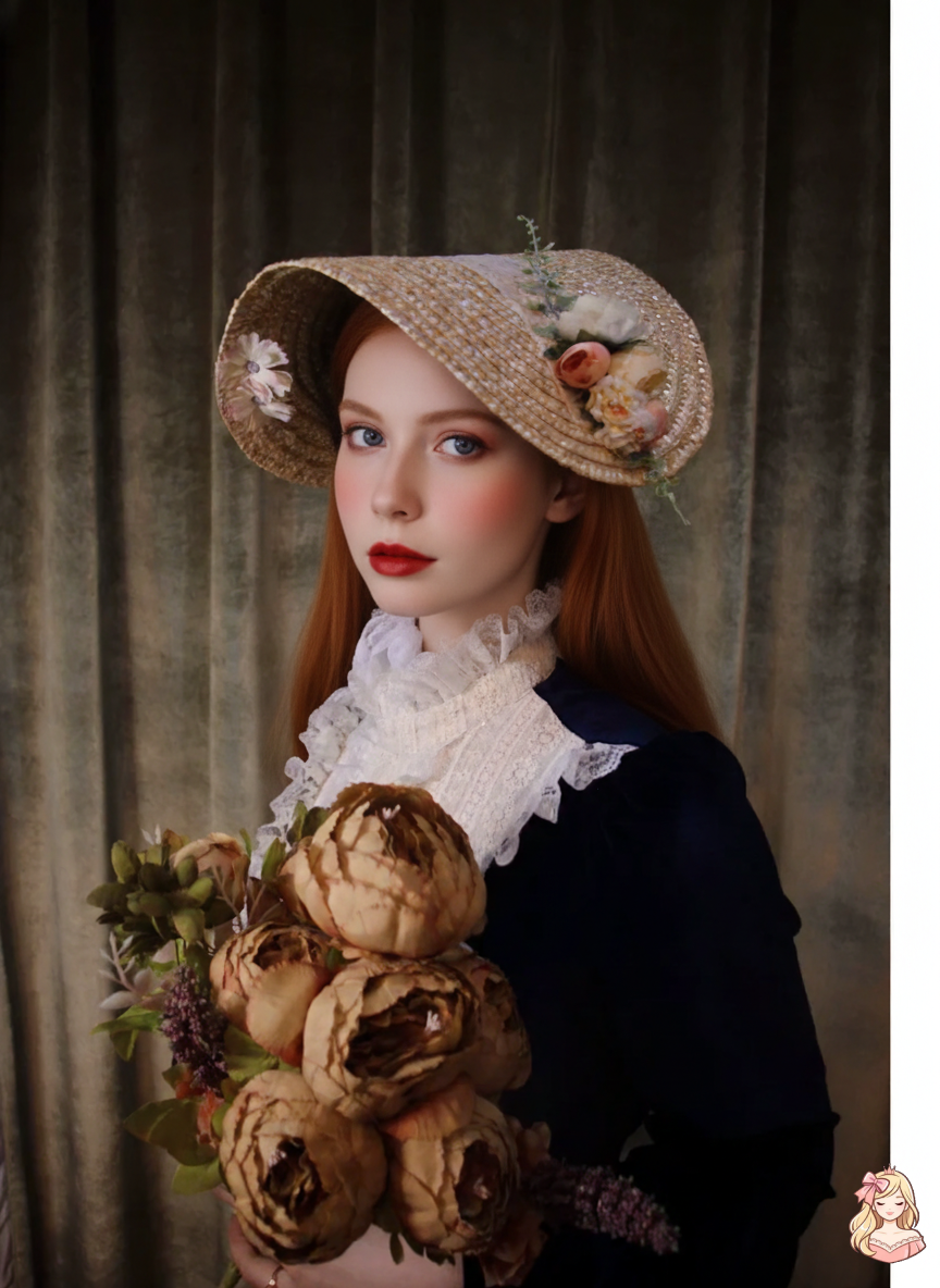 The French Court Velvet Gown | Lace Stitching Long Sleeve Maxi | Parisian Retro Lolita Dress | Parisian Princess