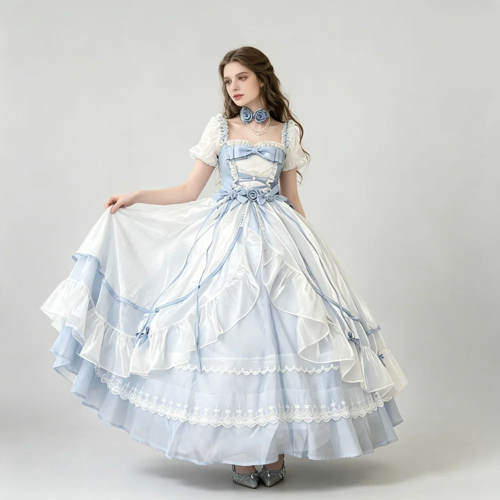 The Flying Diary Cherie Gown| French Birthday Ceremony Skirt | Palace Princess Gala Petticoat | Parisian Princess