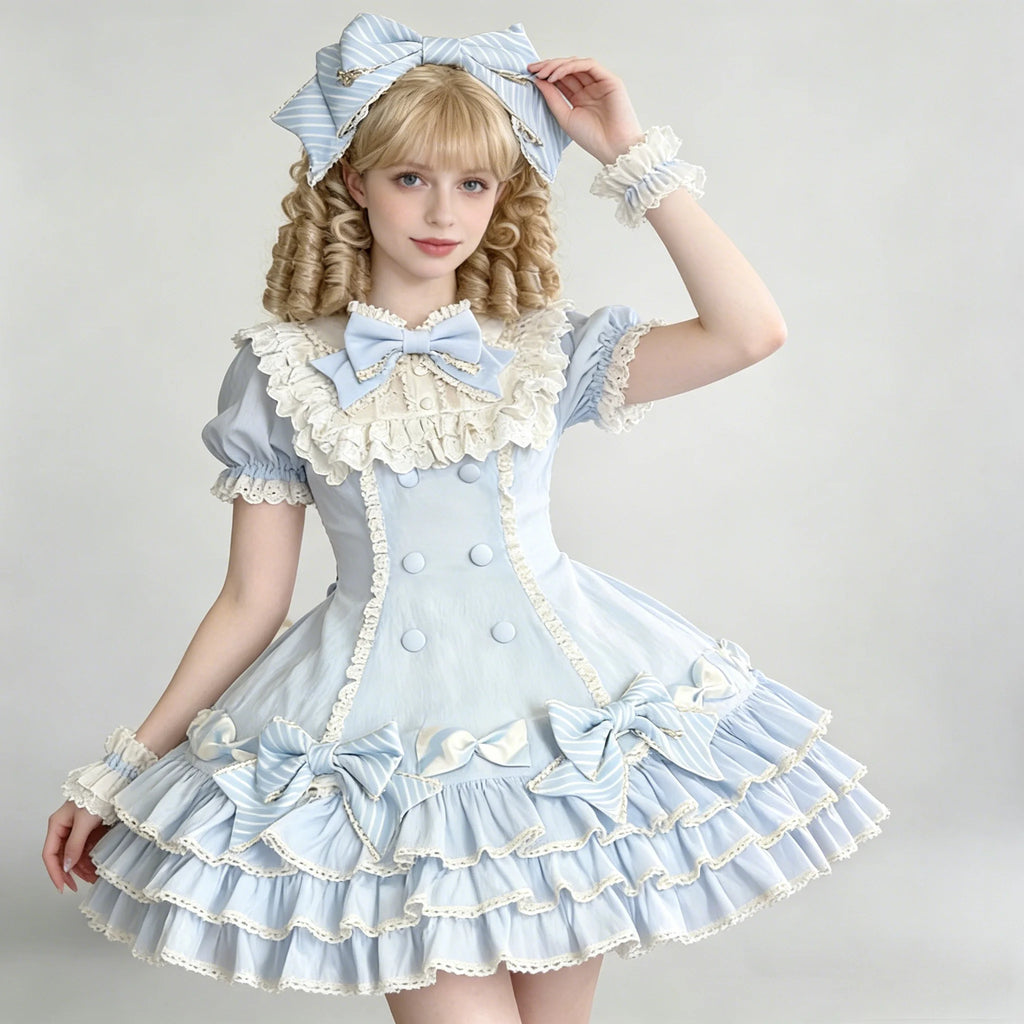 The Pink Patisserie Cake Skirt | Sweet Princess Short Sleeve | Spring Summer Birthday Dress | Parisian Princess
