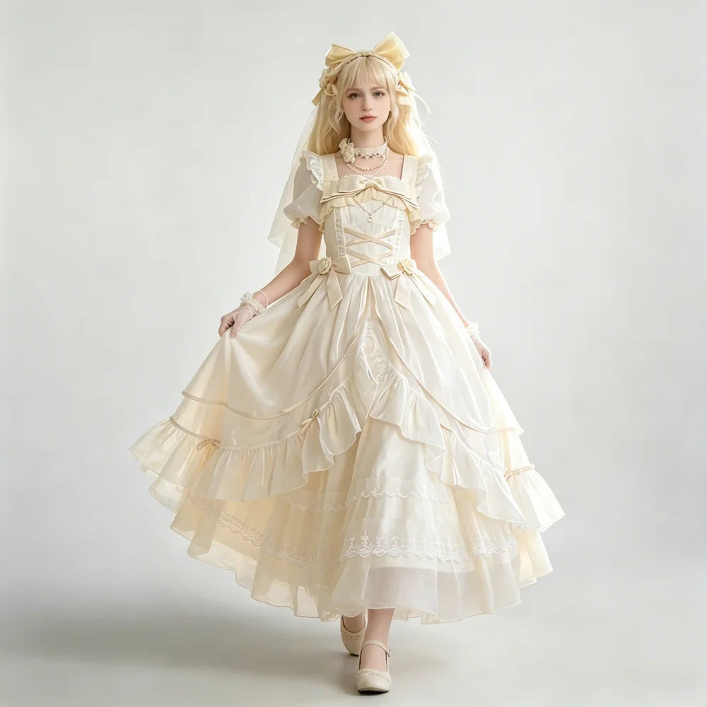 The Flying Diary Cherie Gown| French Birthday Ceremony Skirt | Palace Princess Gala Petticoat | Parisian Princess
