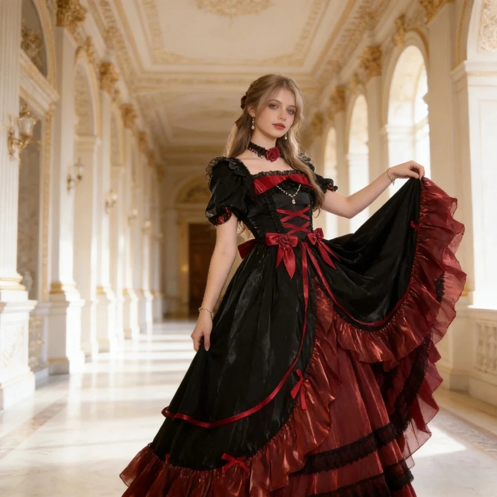 The Flying Diary Cherie Gown| French Birthday Ceremony Skirt | Palace Princess Gala Petticoat | Parisian Princess