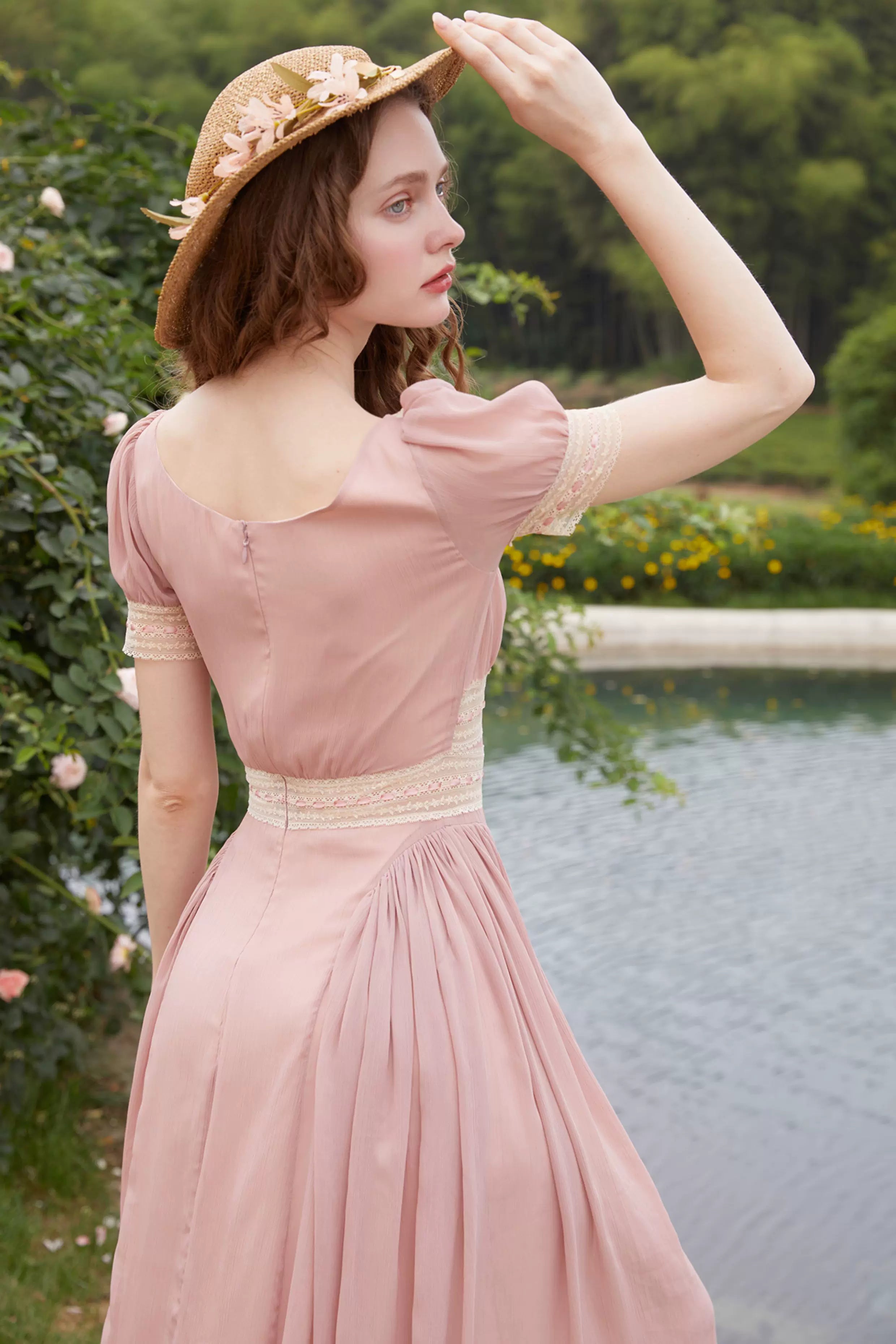 The Prairie Enchantress Gown: A Spring 2026 Masterpiece | French Countryside Tiered Lace Maxi | Parisian Princess