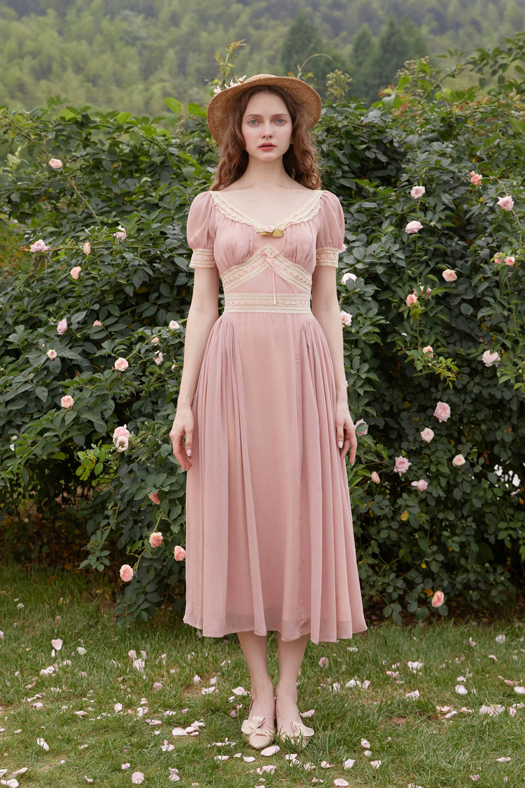 The Prairie Enchantress Gown: A Spring 2026 Masterpiece | French Countryside Tiered Lace Maxi | Parisian Princess