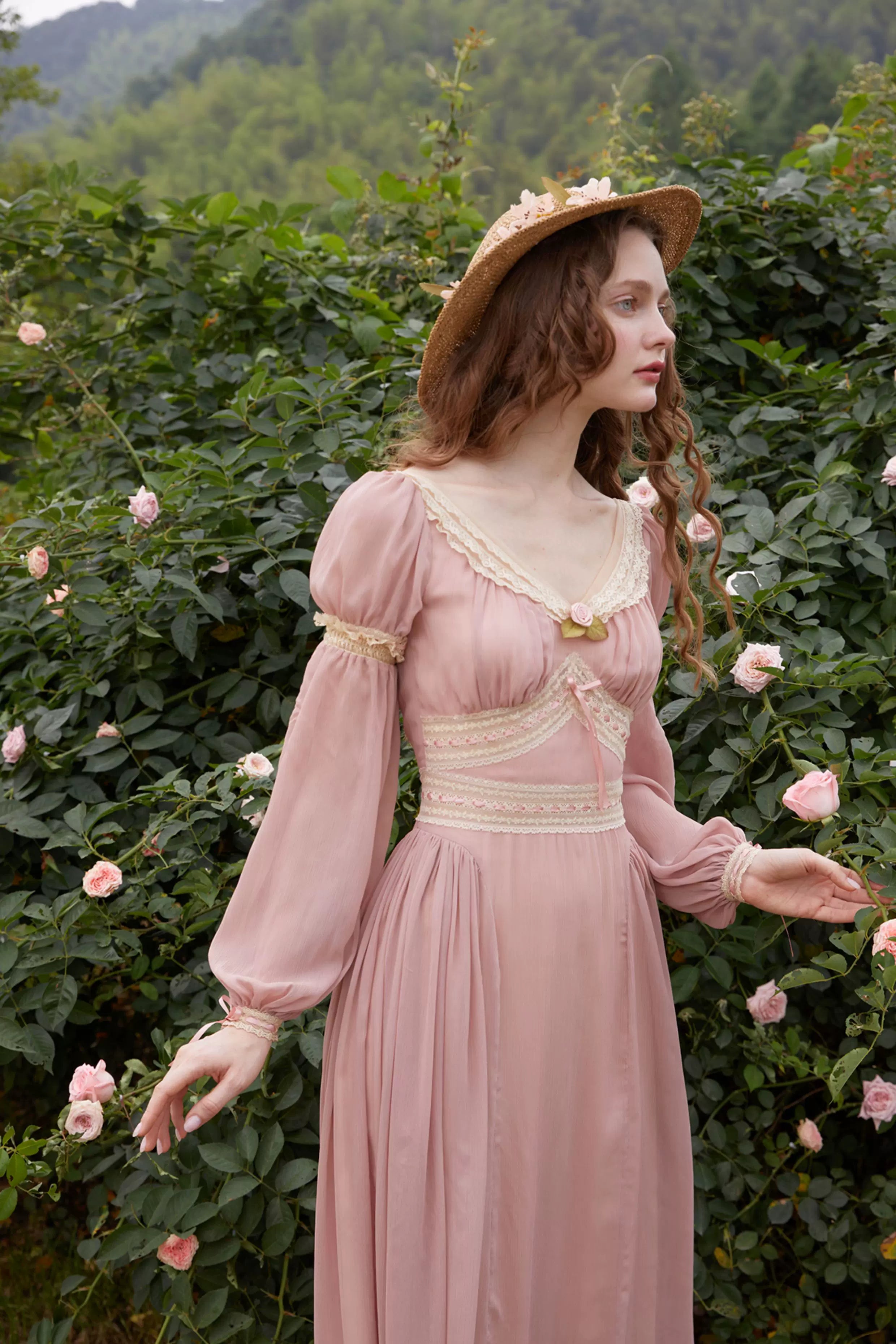 The Prairie Enchantress Gown: A Spring 2026 Masterpiece | French Countryside Tiered Lace Maxi | Parisian Princess