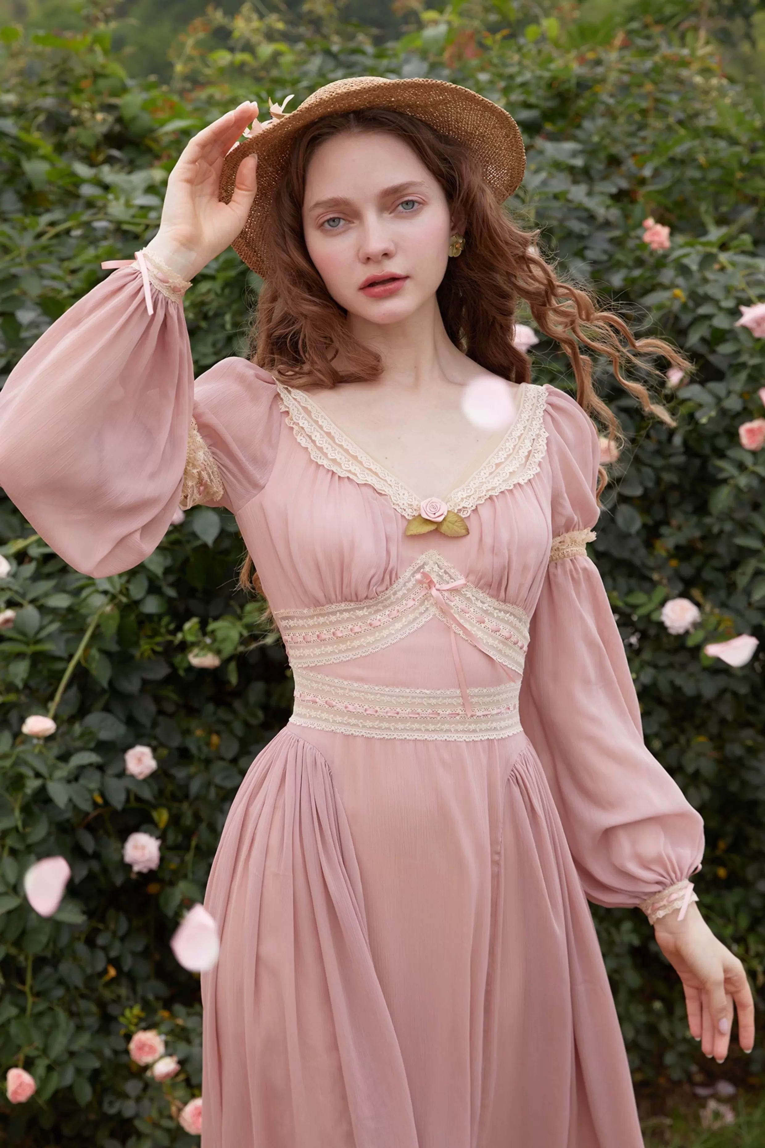 The Prairie Enchantress Gown: A Spring 2026 Masterpiece | French Countryside Tiered Lace Maxi | Parisian Princess
