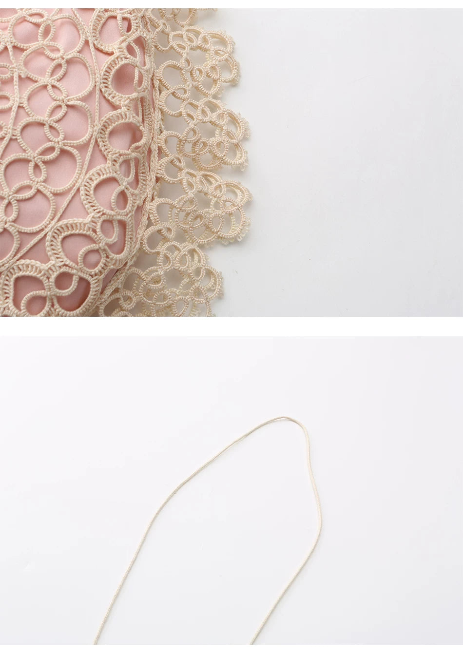 Lianer Art Hand-stitched Hollow Out Mori Kei Weaven Bags