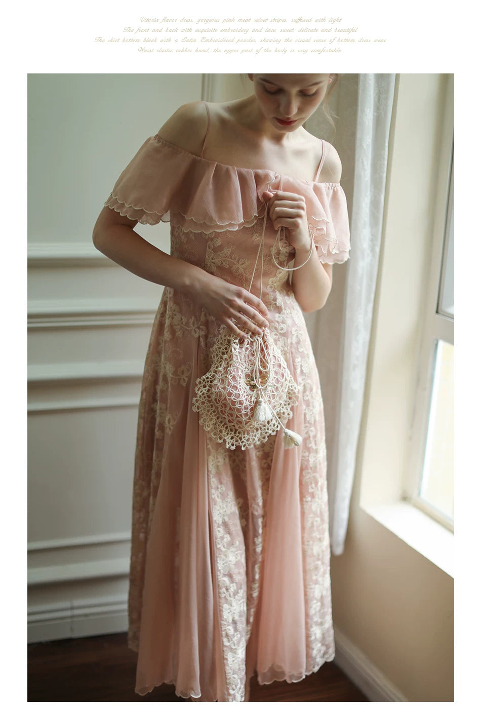 Lianer Art Hand-stitched Hollow Out Mori Kei Weaven Bags