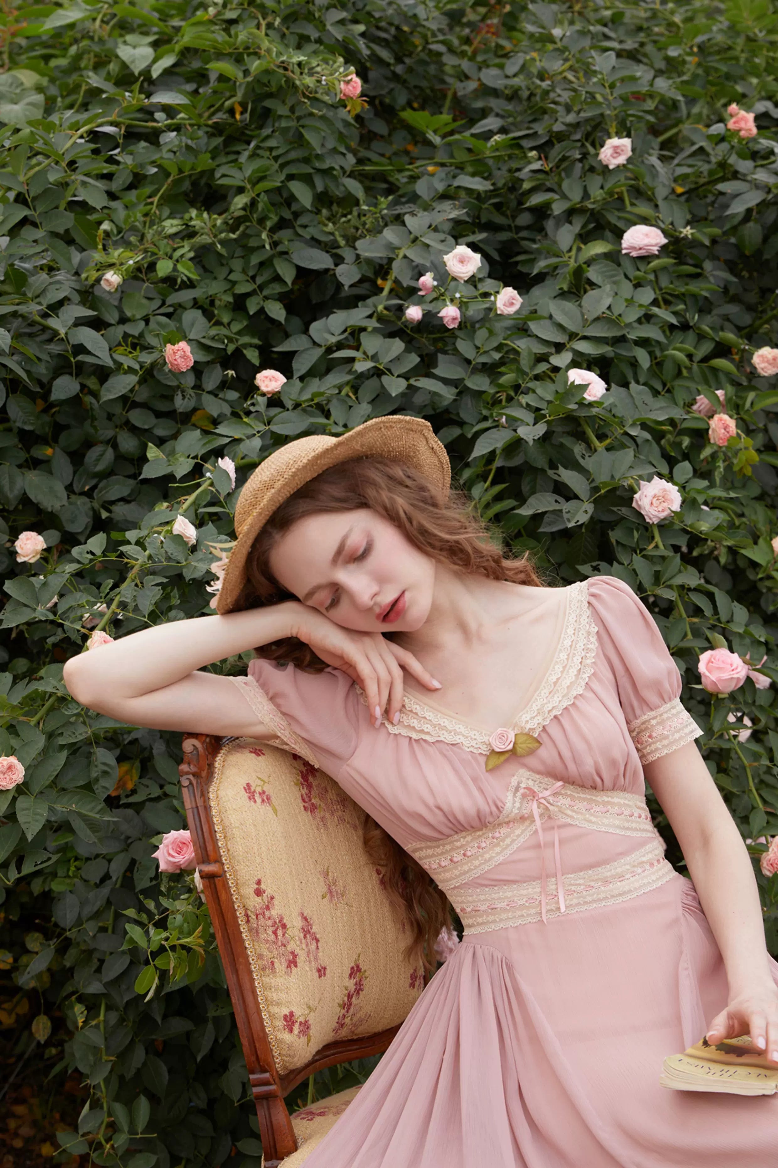 The Prairie Enchantress Gown: A Spring 2026 Masterpiece | French Countryside Tiered Lace Maxi | Parisian Princess