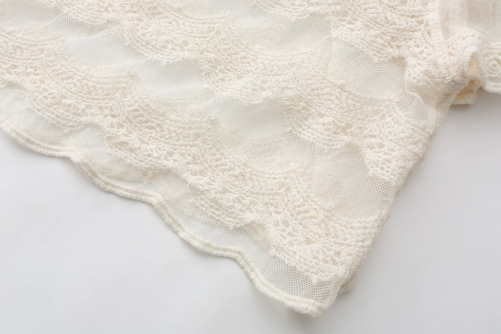 The Butterfly Dance Bolero | 3D Flower Lace Top | Hand-Dyed Versatile Cover-Up | Parisian Princess