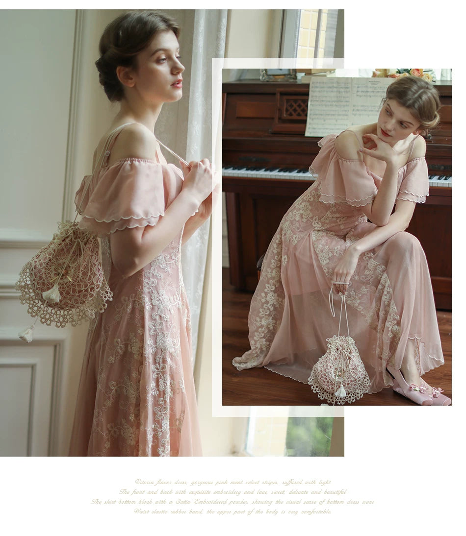 Lianer Art Hand-stitched Hollow Out Mori Kei Weaven Bags