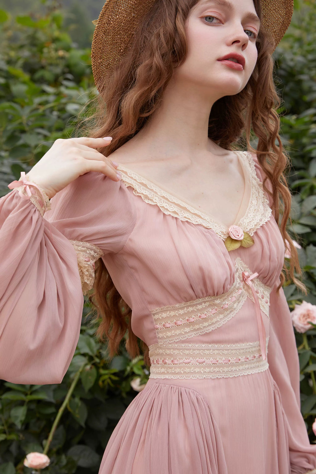 The Prairie Enchantress Gown: A Spring 2026 Masterpiece | French Countryside Tiered Lace Maxi | Parisian Princess