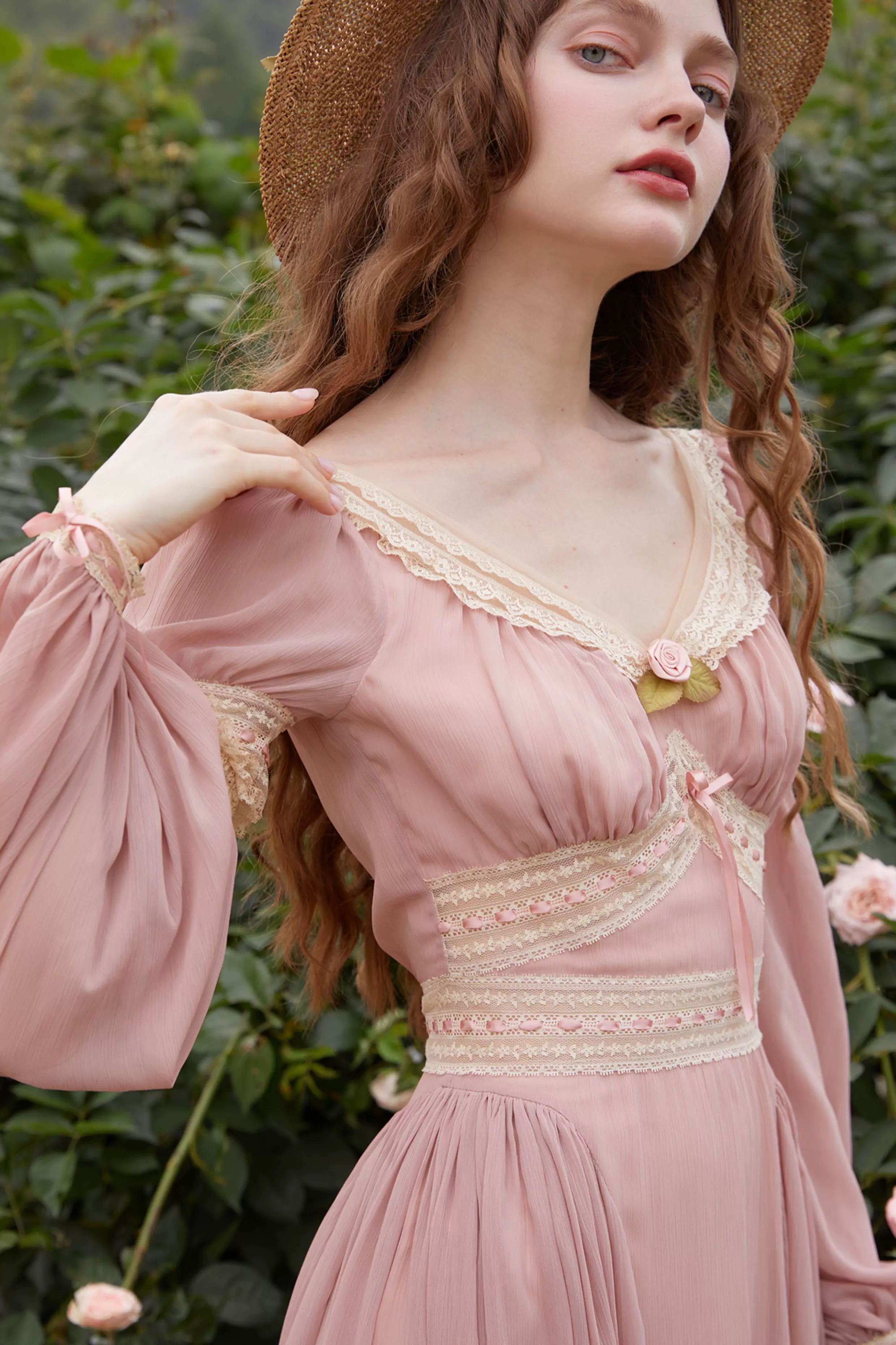 The Prairie Enchantress Gown: A Spring 2026 Masterpiece | French Countryside Tiered Lace Maxi | Parisian Princess