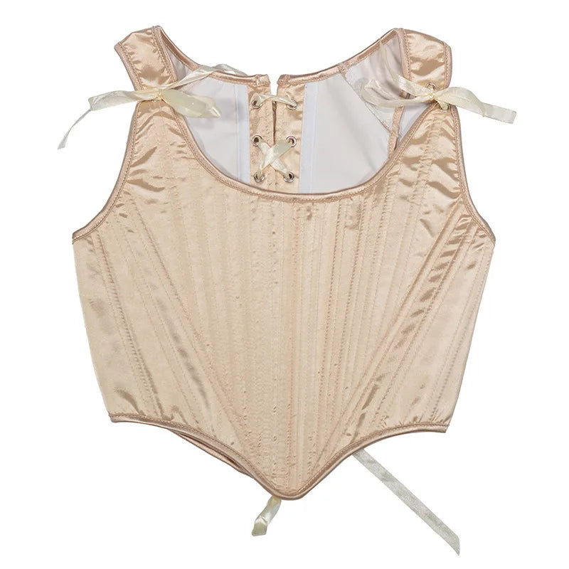 The Palais Boned Bustier | Classic Parisian Overbust Corset | Renaissance Structural Bodice Top | Parisian Princess