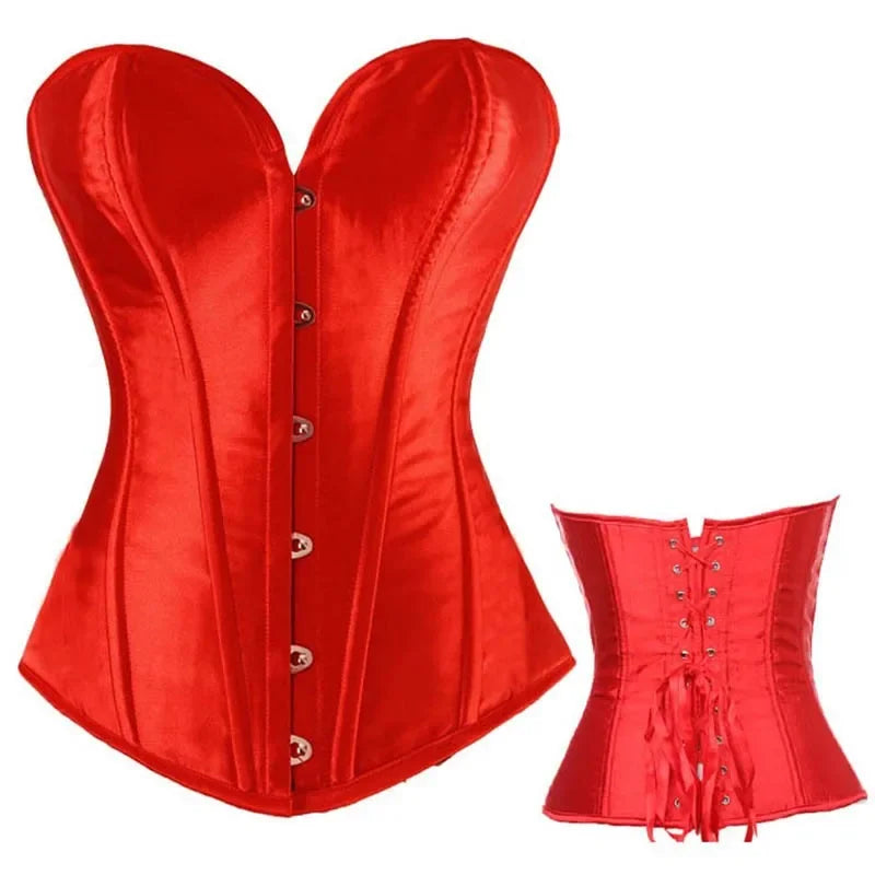 Gothic Corset Shapewear Women Steampunk Lace Up Waist Trainer Body Shaper Bustiers Top Fashion Shaping Clothing Streetwear