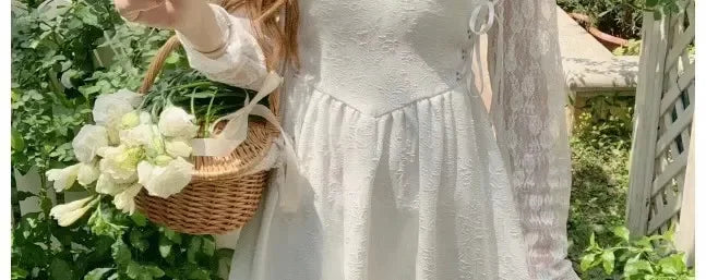 Lace Sun Protection Clothing Women's Summer Outerwear with Strap Vest Top Short Slim Long Sleeve Shirt Coat Gentle Breeze