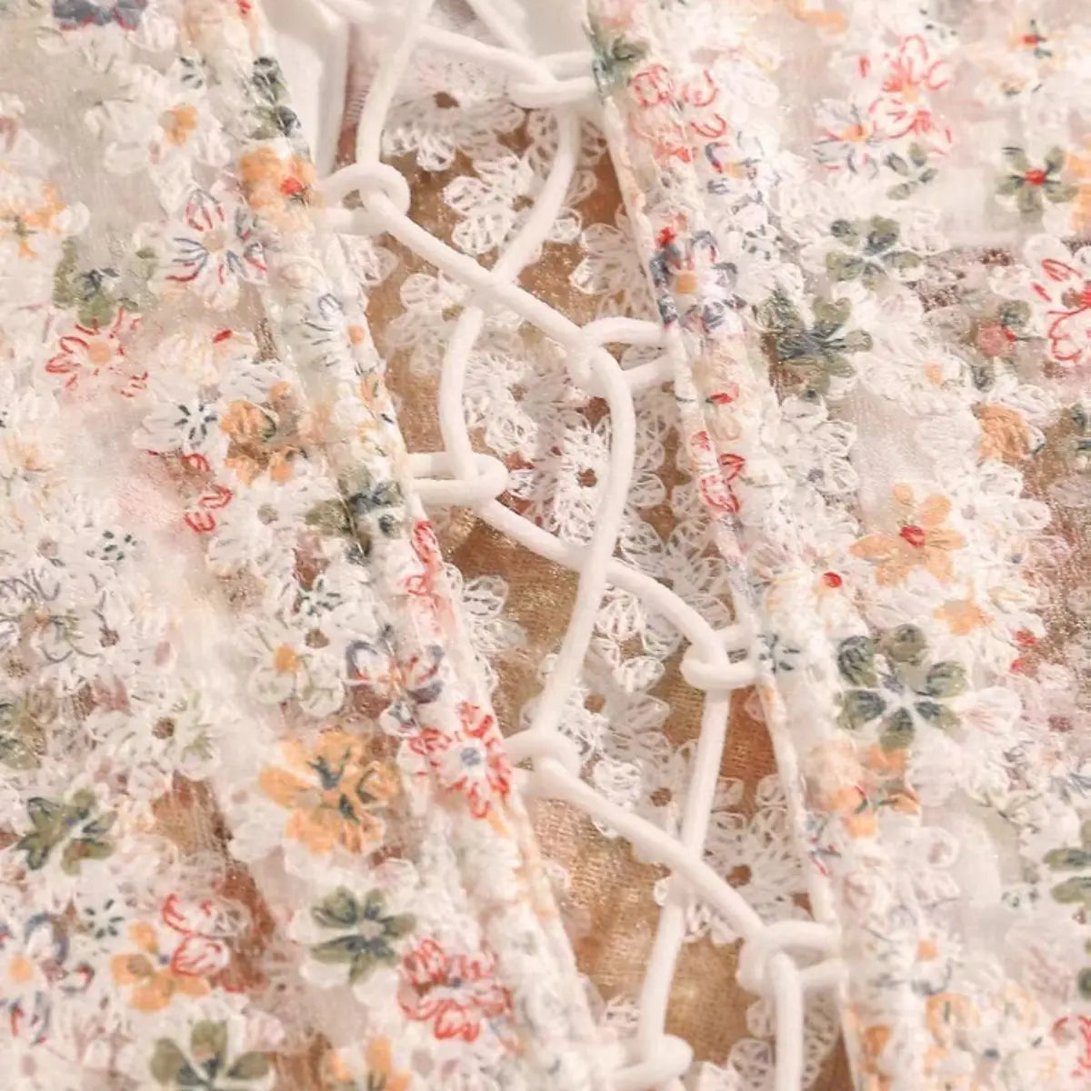 The Versailles Blossom Corset | Floral Hollow-Out Strapless Bustier | Lace-Up Boned Camisole | Parisian Princess