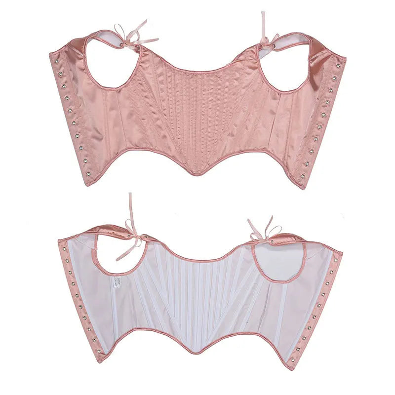 The Palais Boned Bustier | Classic Parisian Overbust Corset | Renaissance Structural Bodice Top | Parisian Princess