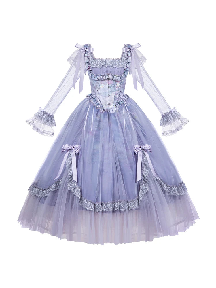 The Royal Purple Lolita Enchantment Tea Party Gown | Sweet French Princess Purple Dress | Parisian Princess
