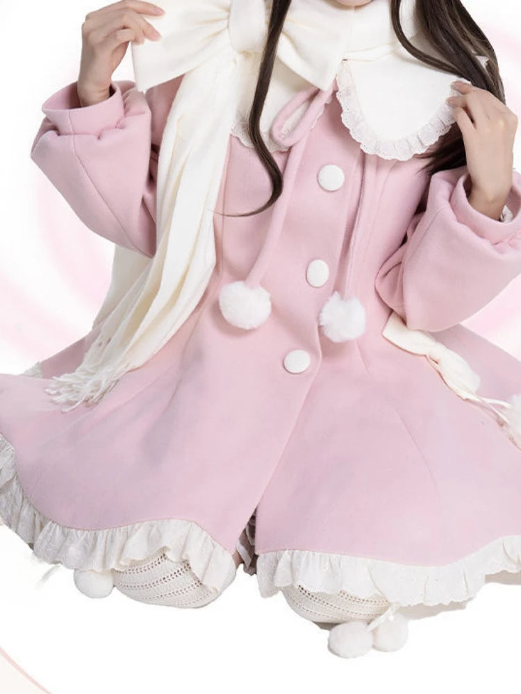 French Court Lolita Lace Patchwork Sweet Dress Coat Women Parisian Aesthetic Contrast Color Dresses Elegant Cute Party