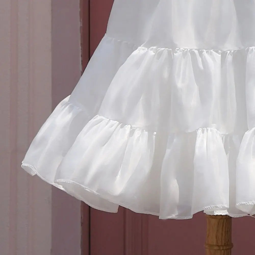 The Odile French Petticoat | Breathable Cotton Crinoline | Parisian Lolita Underskirt | Silk-Modal Infused Volume