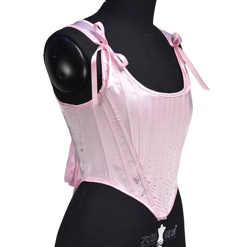 The Palais Boned Bustier | Classic Parisian Overbust Corset | Renaissance Structural Bodice Top | Parisian Princess