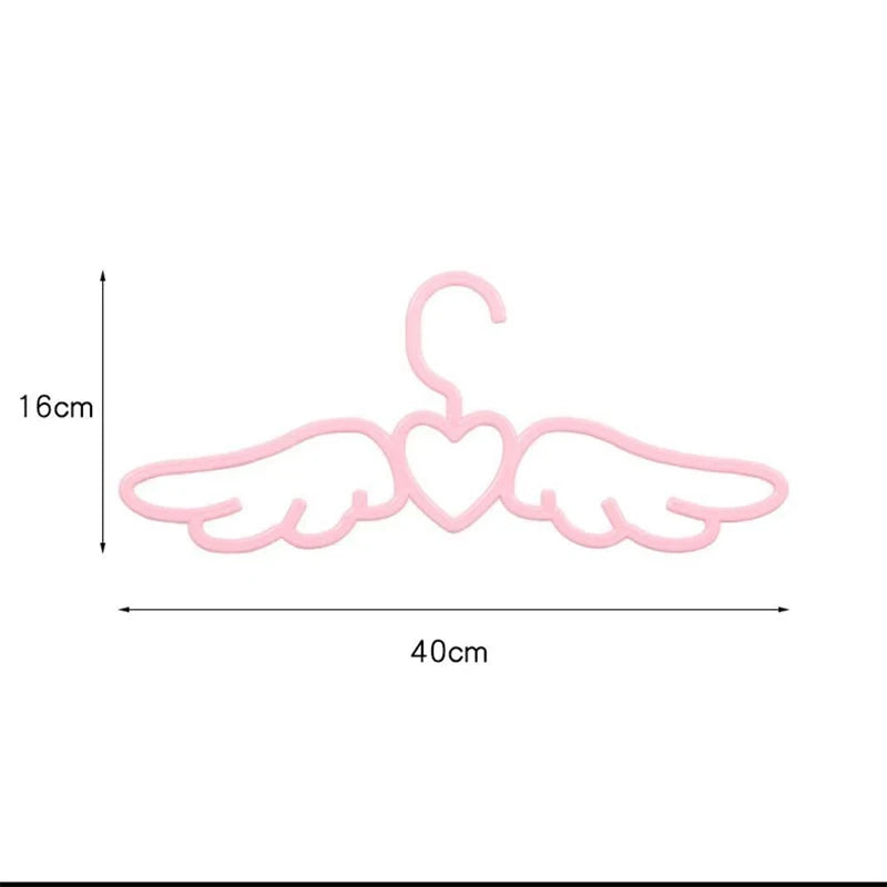 5-25PCS Heart Space Saving Pink Hangers,Durable Non-Slip Hangers for Clothes Dresses Shirts Pants ,Household Wardrobe Organizer