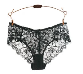 The Versailles Rabbit Ear Lace Bra Set | Half-Cup Push-Up Underwire | French Lace | Parisian Princess