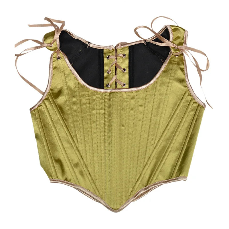 The Palais Boned Bustier | Classic Parisian Overbust Corset | Renaissance Structural Bodice Top | Parisian Princess