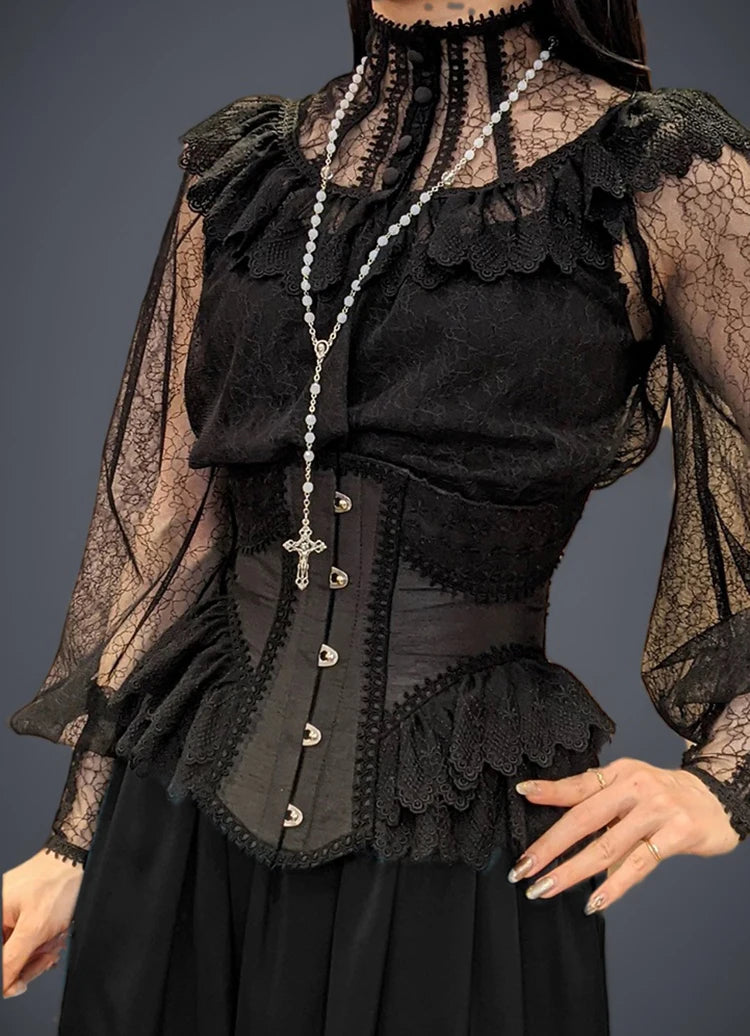 Women Fancy Corset Underbust Luxury Lace Bustier Lolita Vintage Bodice Lace Up Boned Waist Trainer Stage Costume Gold Tight Tops