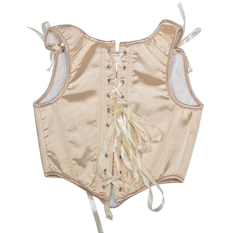 The Palais Boned Bustier | Classic Parisian Overbust Corset | Renaissance Structural Bodice Top | Parisian Princess