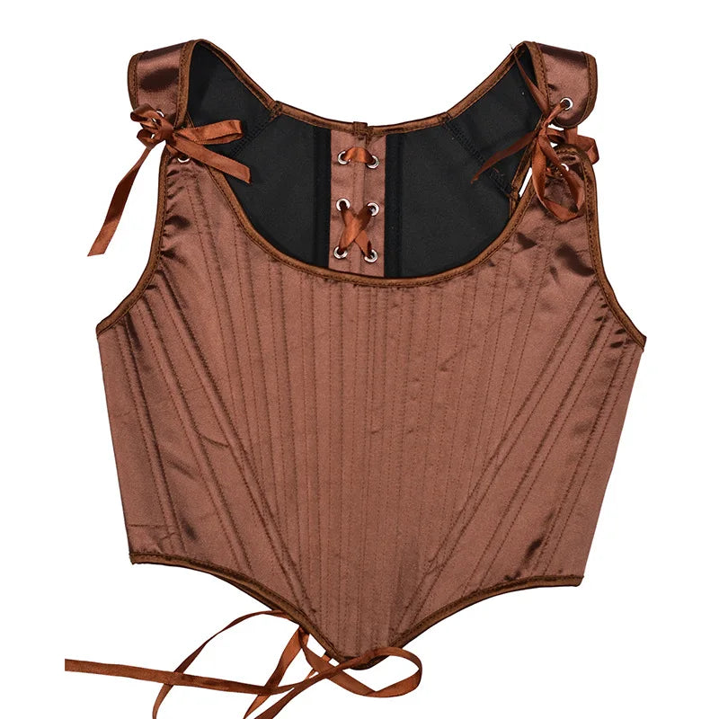 The Palais Boned Bustier | Classic Parisian Overbust Corset | Renaissance Structural Bodice Top | Parisian Princess