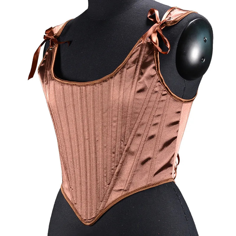 The Palais Boned Bustier | Classic Parisian Overbust Corset | Renaissance Structural Bodice Top | Parisian Princess