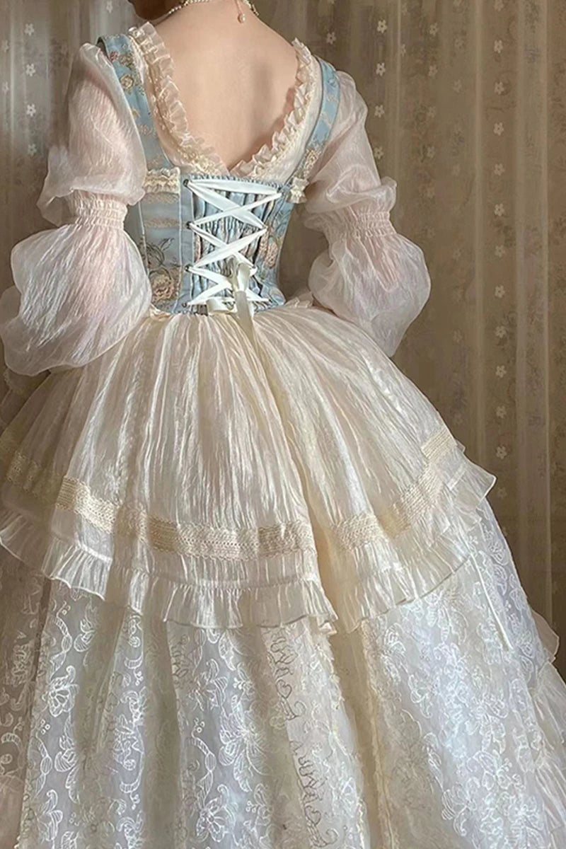 Parisian Layered Lace Princess Exclusive Quality New Color Heavy Industry Girdle Dress Suit Skirt·