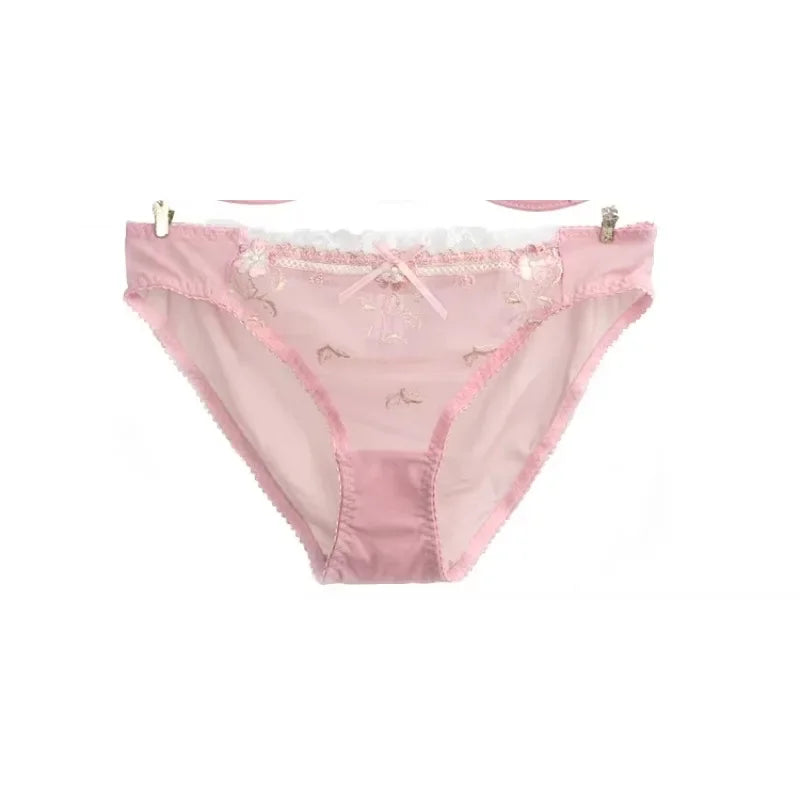 The Versailles Lace Lingerie Set | Push-Up Bra & Brief | Floral Lace Underwire | Parisian Princess