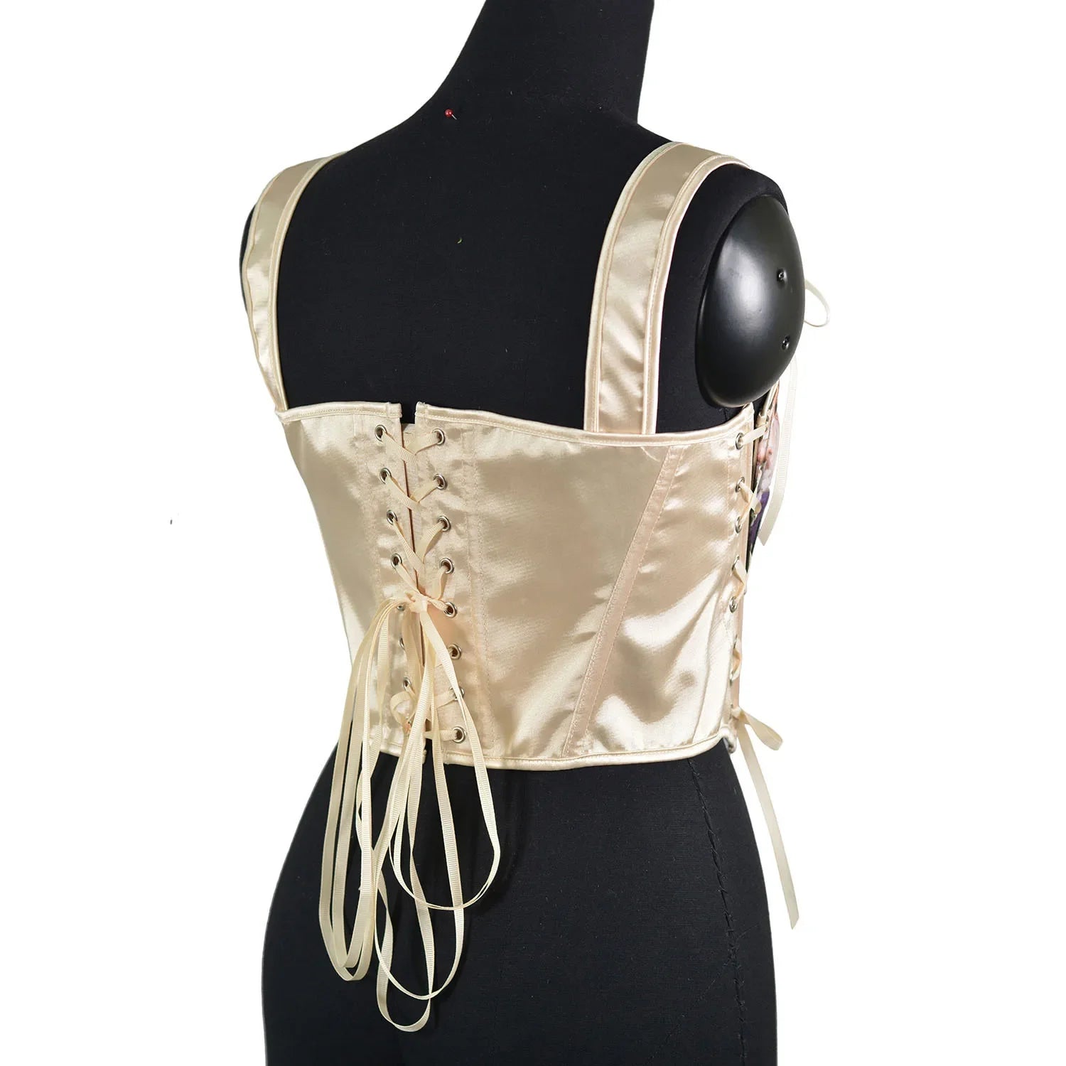 The Louvre Oil Painting Corset | French Art Print Bustier | Fishbone Waist Cincher | Parisian Princess
