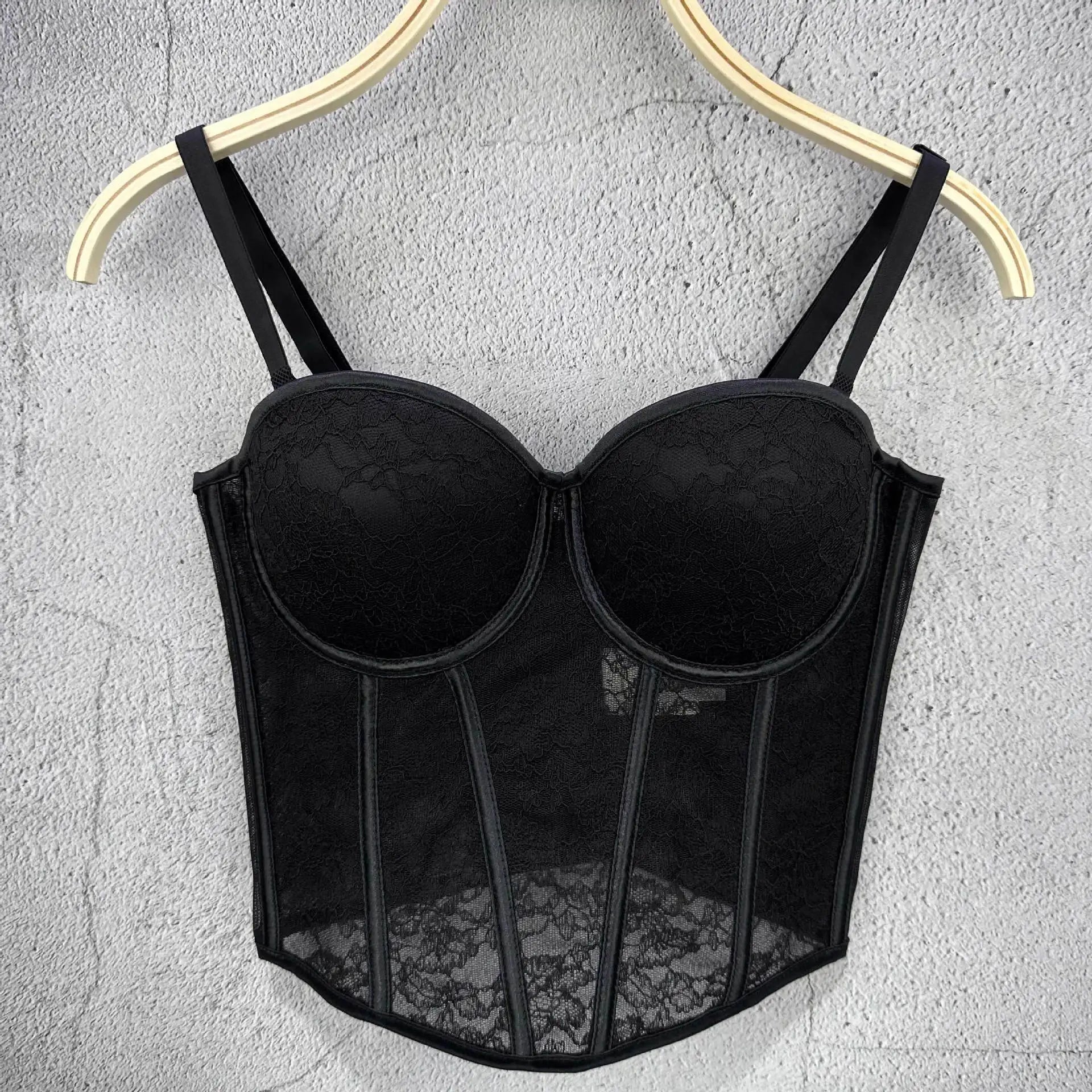 The Versailles Floral Lace Bustier | Sweet Corset Crop Top | Everyday Shaping Top | Parisian Princess