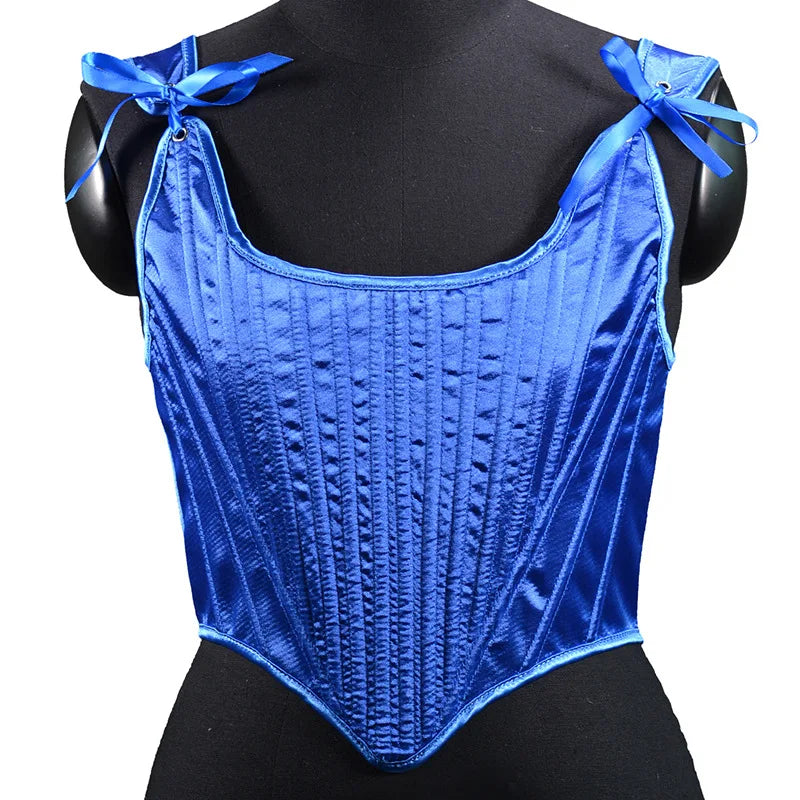 The Palais Boned Bustier | Classic Parisian Overbust Corset | Renaissance Structural Bodice Top | Parisian Princess
