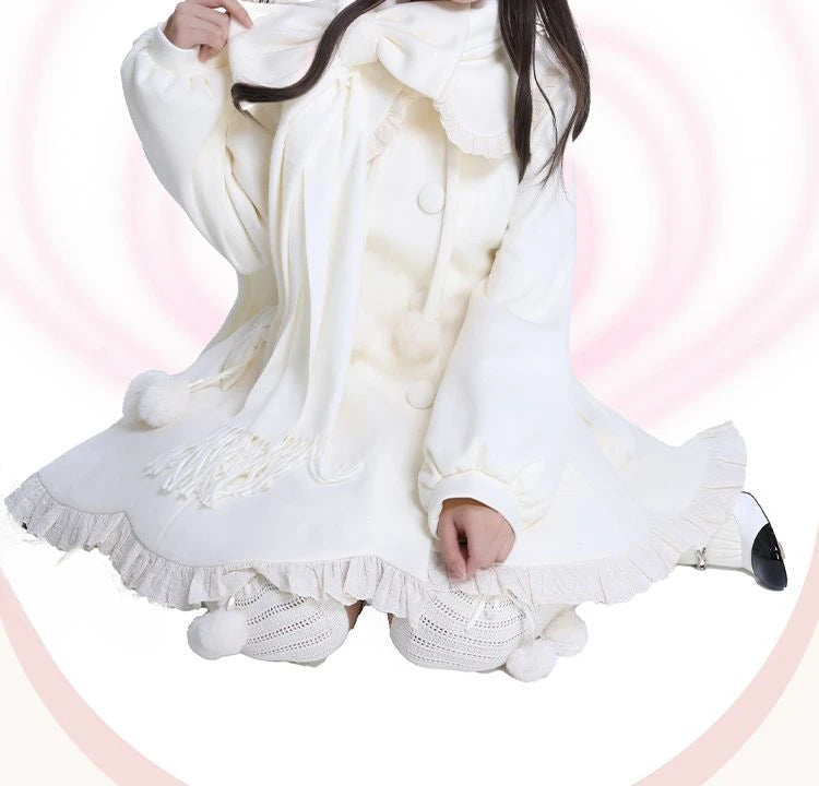 French Court Lolita Lace Patchwork Sweet Dress Coat Women Parisian Aesthetic Contrast Color Dresses Elegant Cute Party