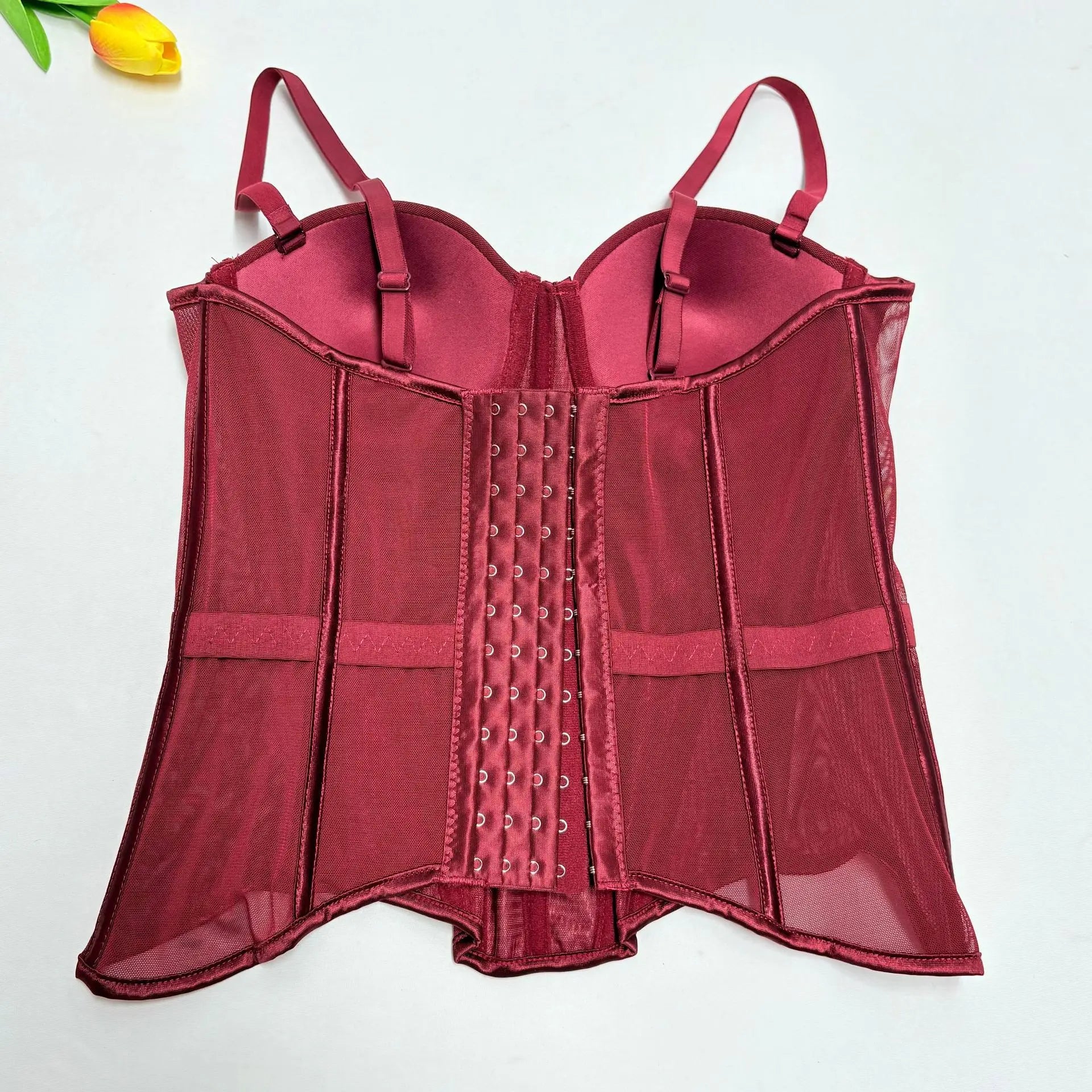 The Versailles Floral Lace Bustier | Sweet Corset Crop Top | Everyday Shaping Top | Parisian Princess