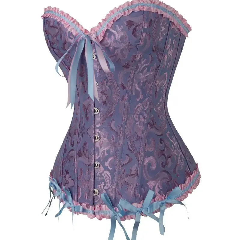 European and American gathered waist corset, retro shaping bodice, stomach belt, tight binding corset waist seal