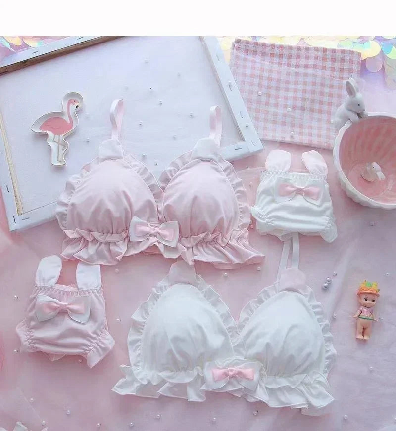 Little White Rabbit Parisian Princess Signature Cotton Lingerie Set