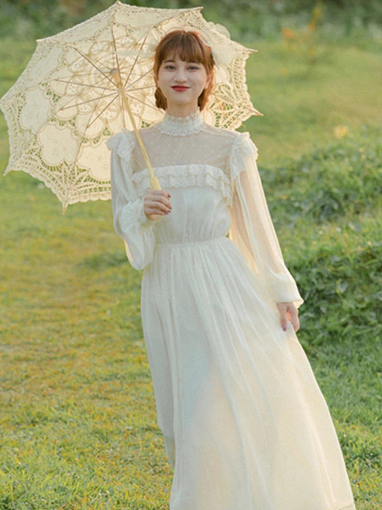 French Vintage Women Parisian style wedding dress 60S Clothes Streetwear Prom Dresses летнее вечернееплатье vestidos mujer платье винтаж