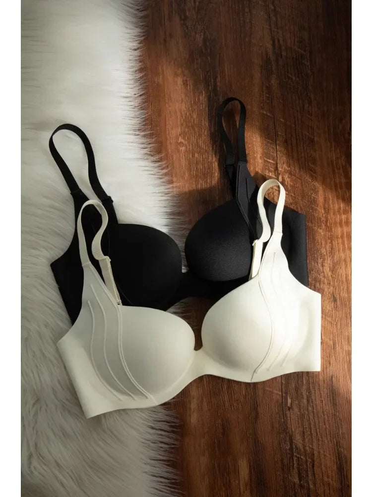 The Giverny Lace Lingerie Set | Push-Up Bra & Brief | Floral Lace Underwire | Parisian Princess