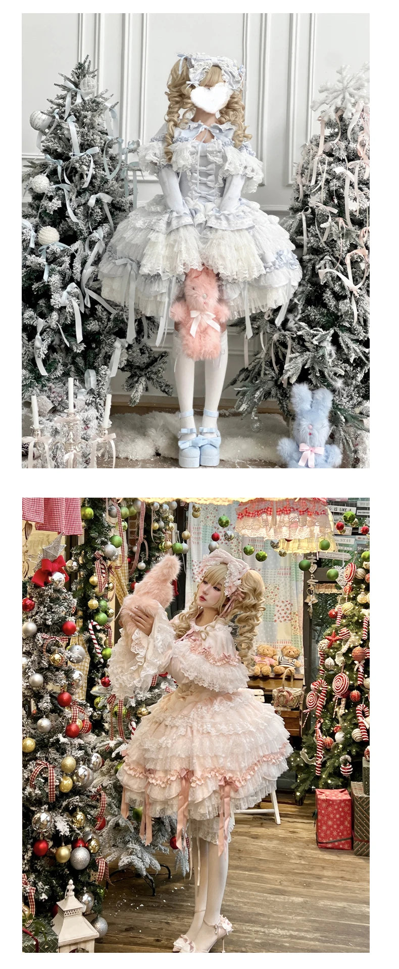 Pink Lolita Princess Dress Women's Bow Lace Heavy Industry Sweet Elegant Birthday Party Evening Dress Lady Suspender Dress Cloak